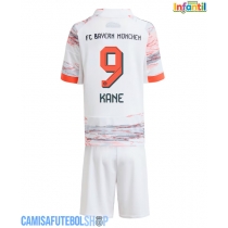 Camisa de time de futebol Bayern Munich Harry Kane #9 Replicas 2º Equipamento Infantil 2025-26 Manga Curta (+ Calças curtas)